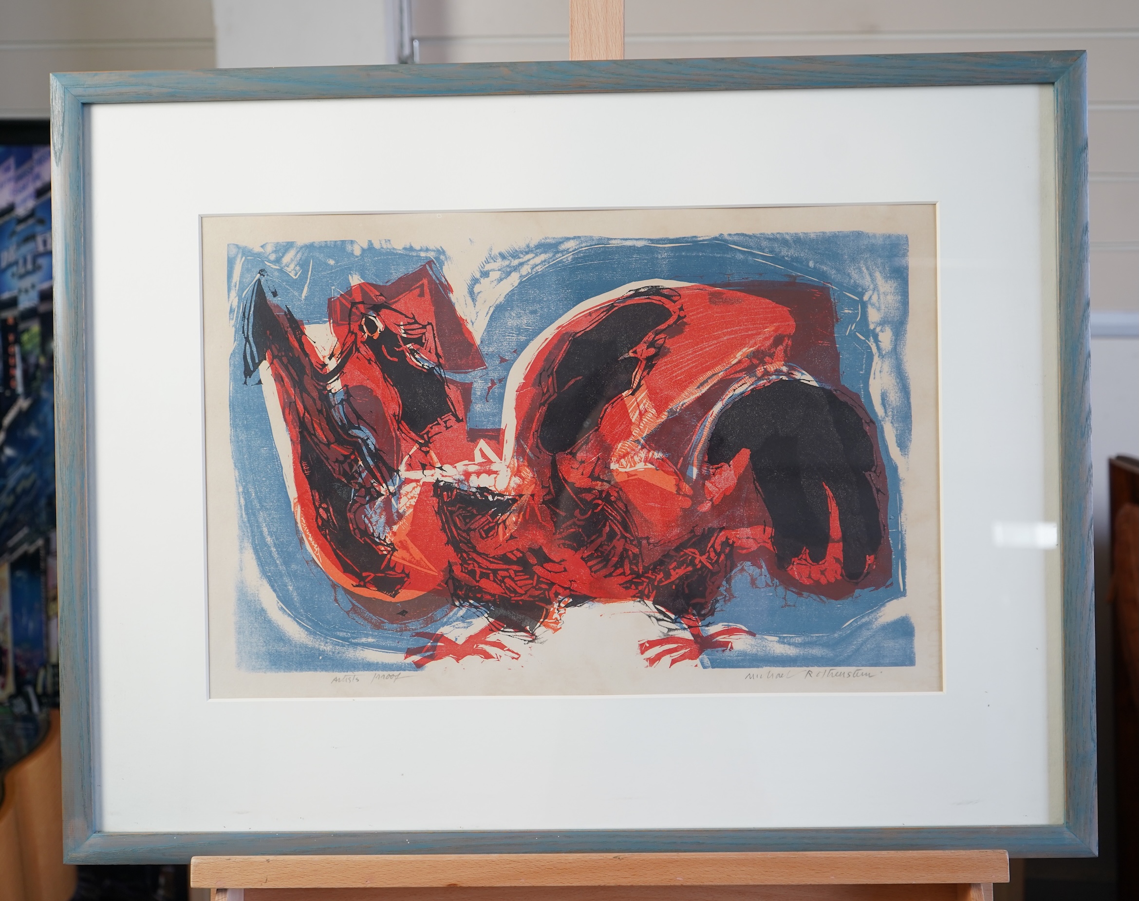 Michael Rothenstein RA, 1908-1993, ‘Cock with spread wings’